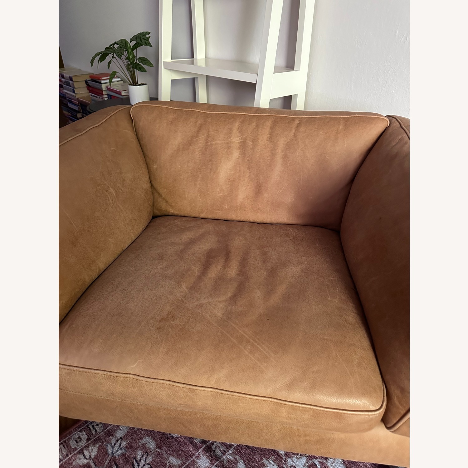 Timothy Oulton Light Brown Leather Armchair - image-4