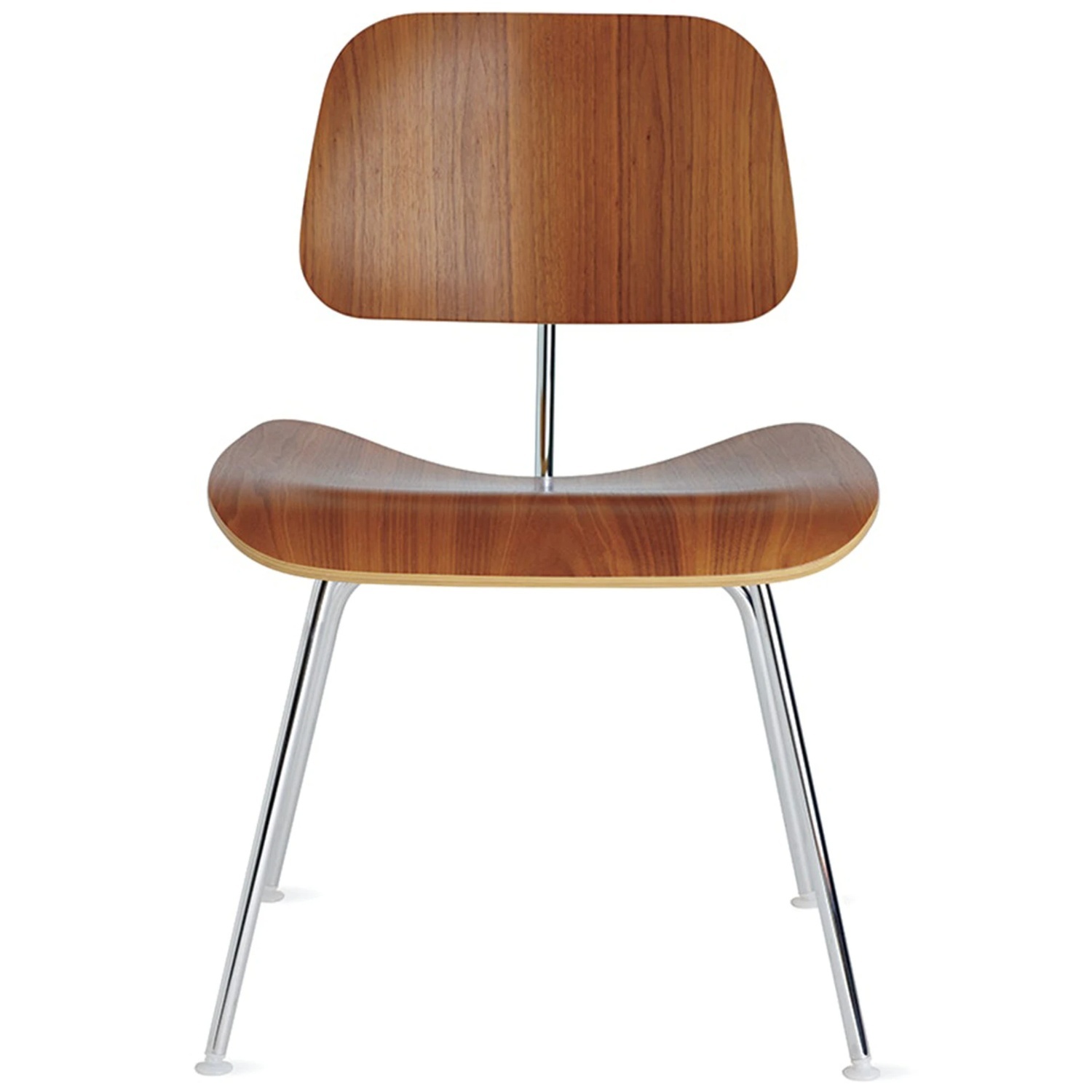 Eames Office Dark Brown Wood Office Chair - image-4