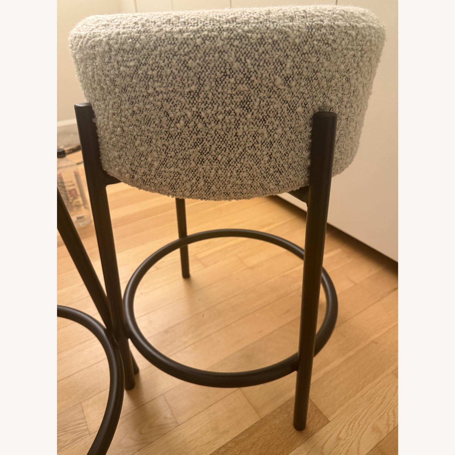 CB2 Peg Upholstered Counter Stool Set of 2 - image-2