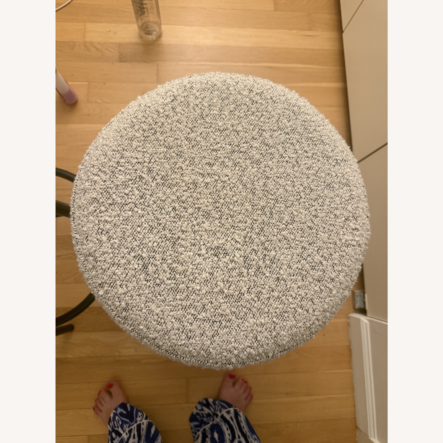 CB2 Peg Upholstered Counter Stool Set of 2 - image-3