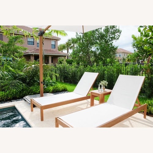 Used West Elm Playa Chaise Lounge Set of 2 for sale on AptDeco