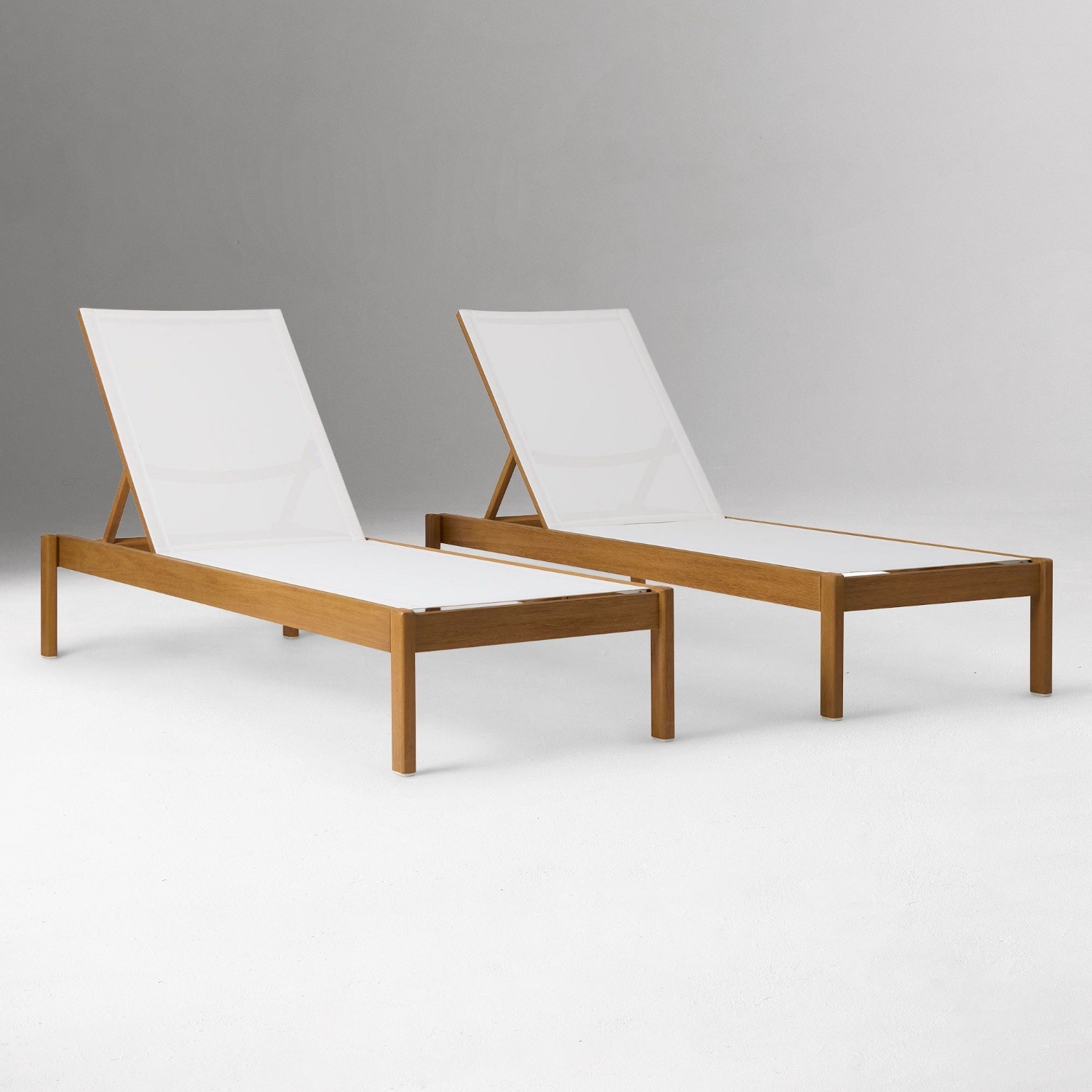 West Elm Playa Chaise Lounge Set of 2 - image-4