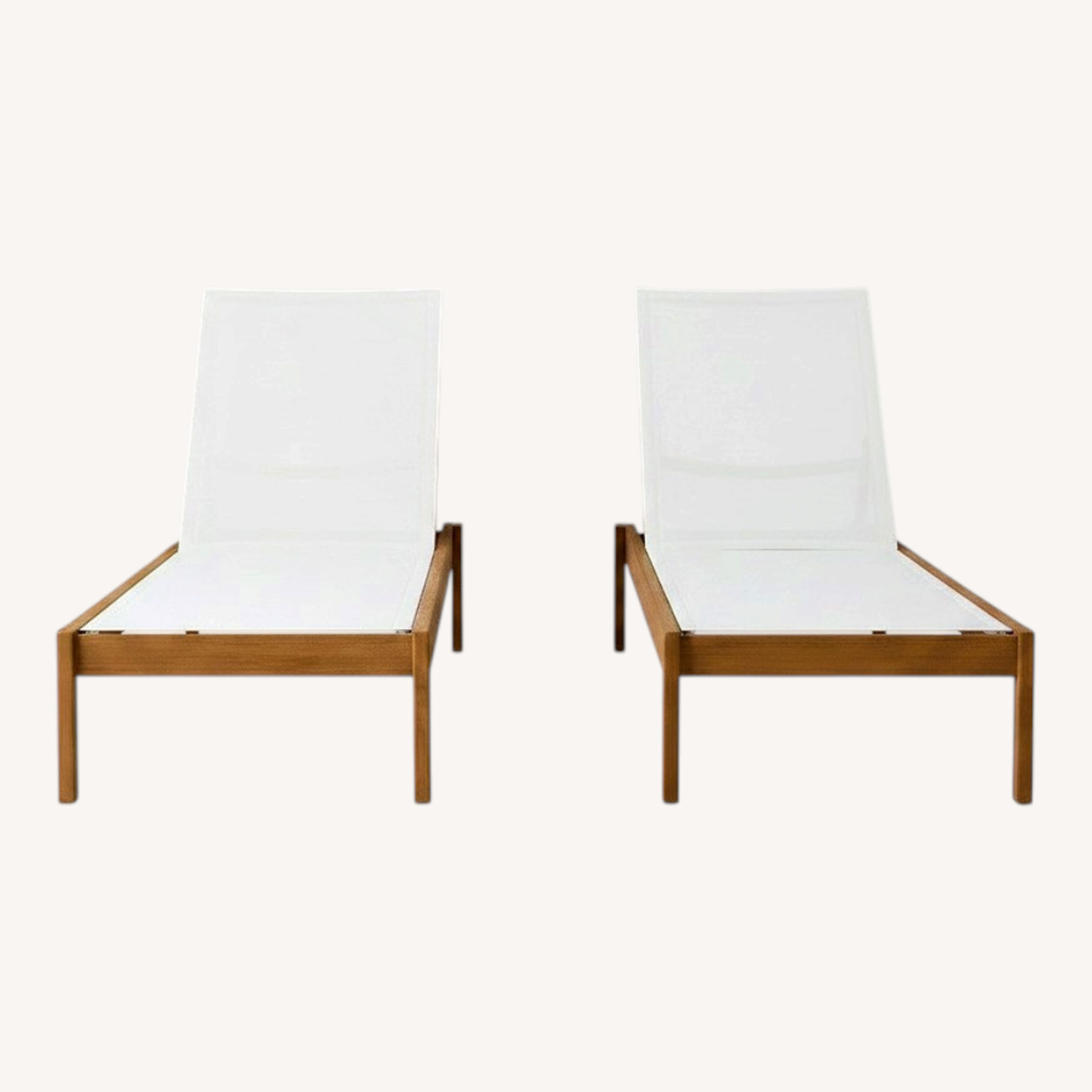 West Elm Playa Chaise Lounge Set of 2 - image-0
