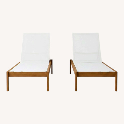 Used West Elm Playa Chaise Lounge Set of 2 for sale on AptDeco