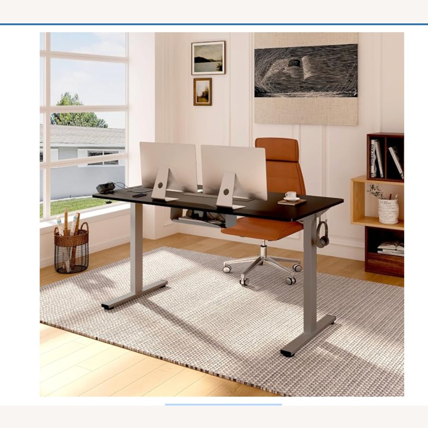 Amazon FLEXISPOT 55"x28" Standing Desk + Chair  - image-4
