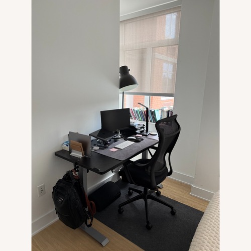 Used Amazon FLEXISPOT 55"x28" Standing Desk + Chair  for sale on AptDeco