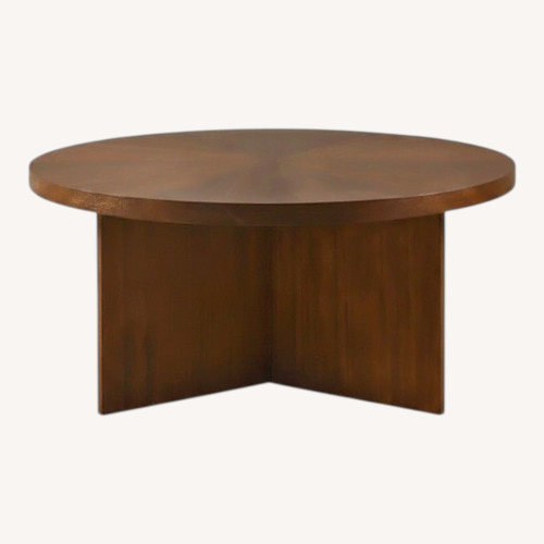 Used Wayfair Perry Street Sadie Round Coffee Table for sale on AptDeco