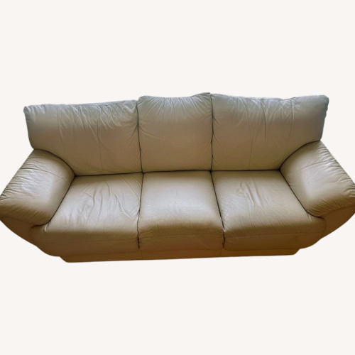 Used Italian Leather Sofa  for sale on AptDeco