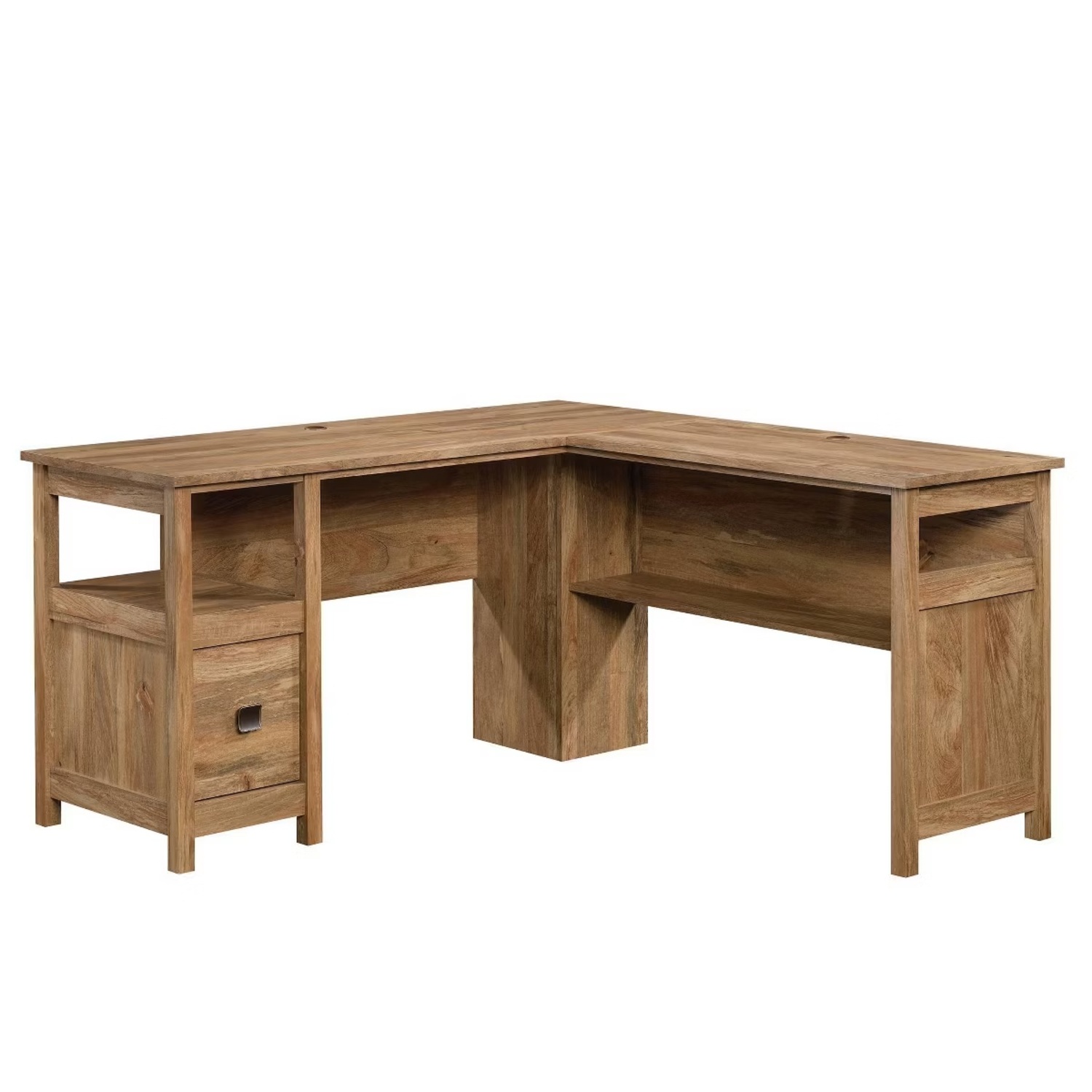 Target Natural Wood Veneer Corner Desk - image-5