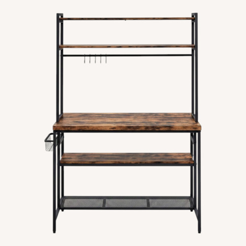 Used Vintage Kitchen Island with Power Outlets  for sale on AptDeco