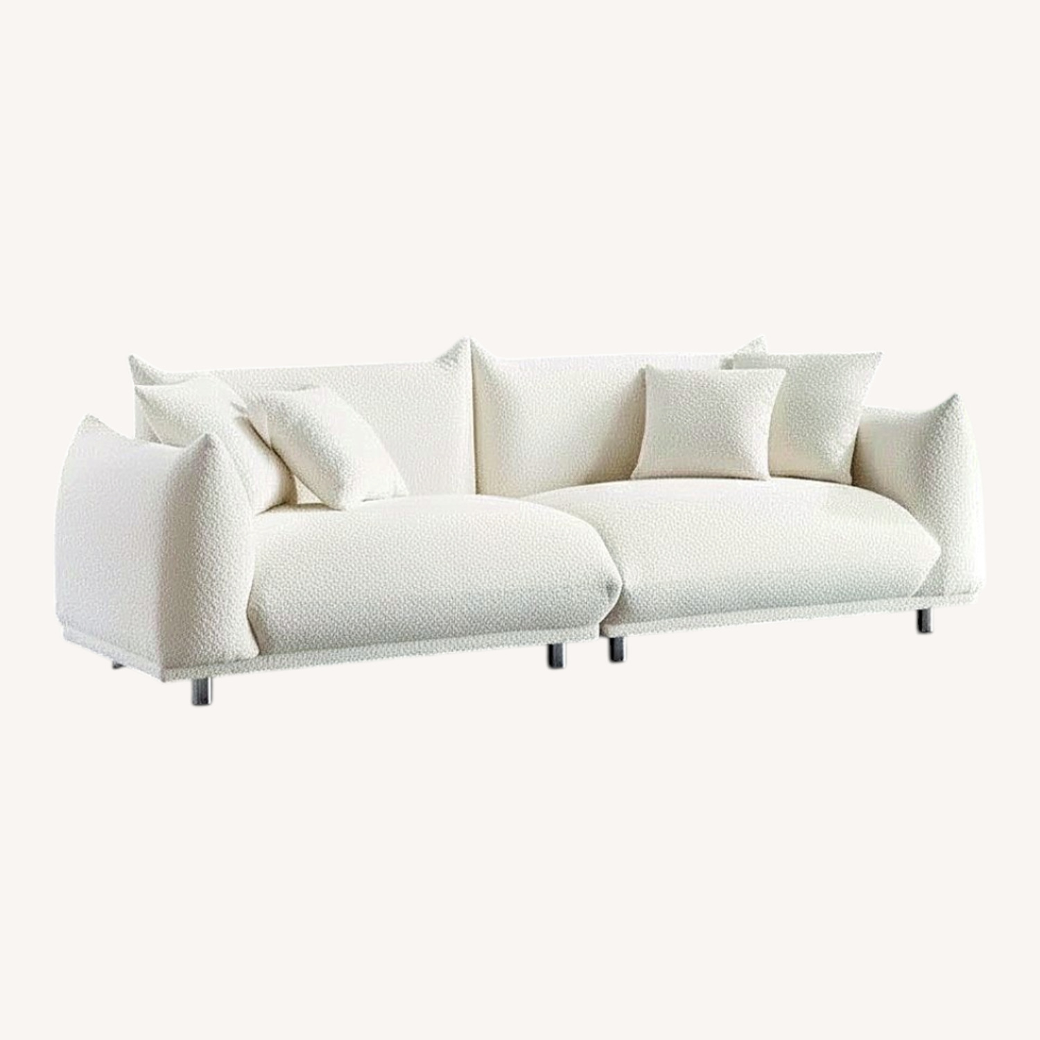 Wayfair White 2 Piece Sectional - image-0