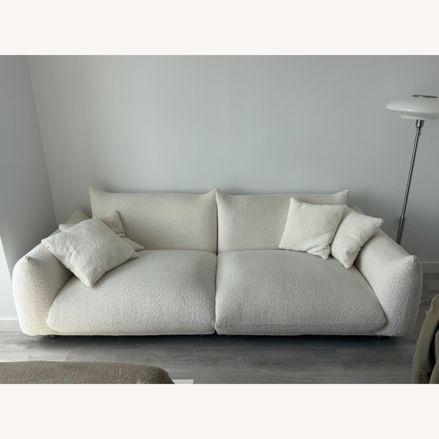 Wayfair White 2 Piece Sectional - image-1