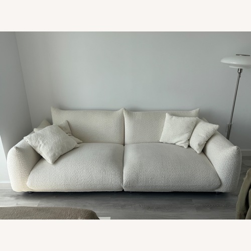 Used Wayfair White 2 Piece Sectional for sale on AptDeco