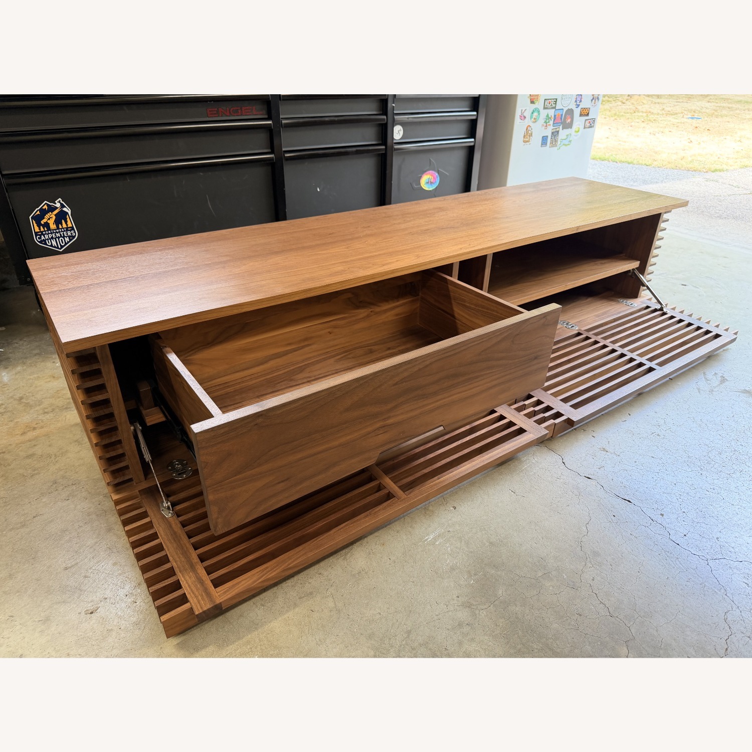 Design Within Reach Line Media Console Walnut  - image-2