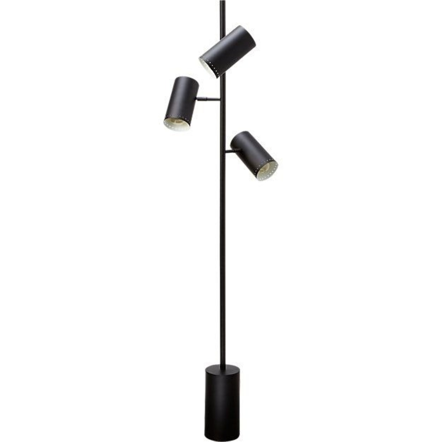 CB2 Trio Matte Black Floor Lamp - image-1