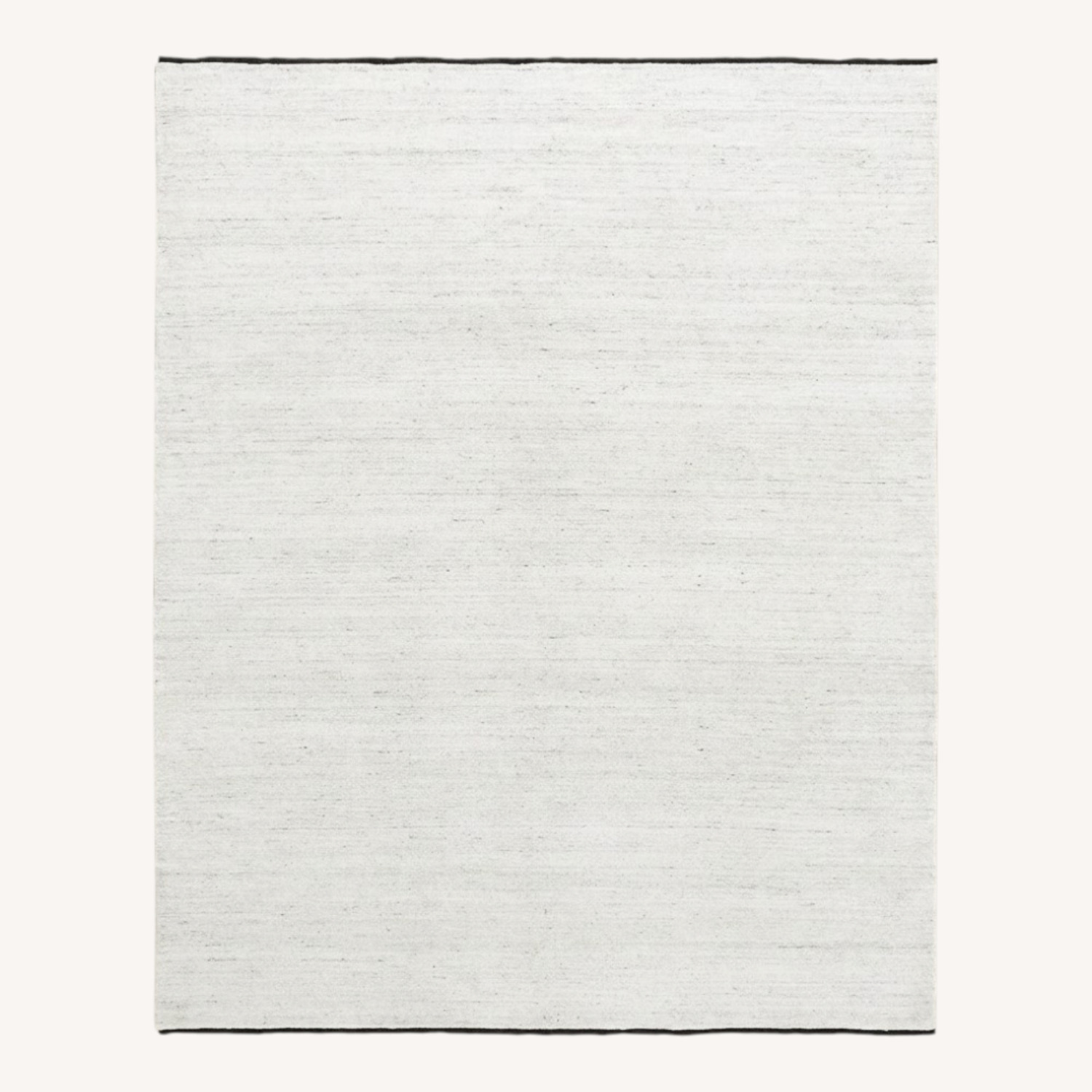 CB2 Henry Black and White Wool Area Rug 6'x9' - image-6