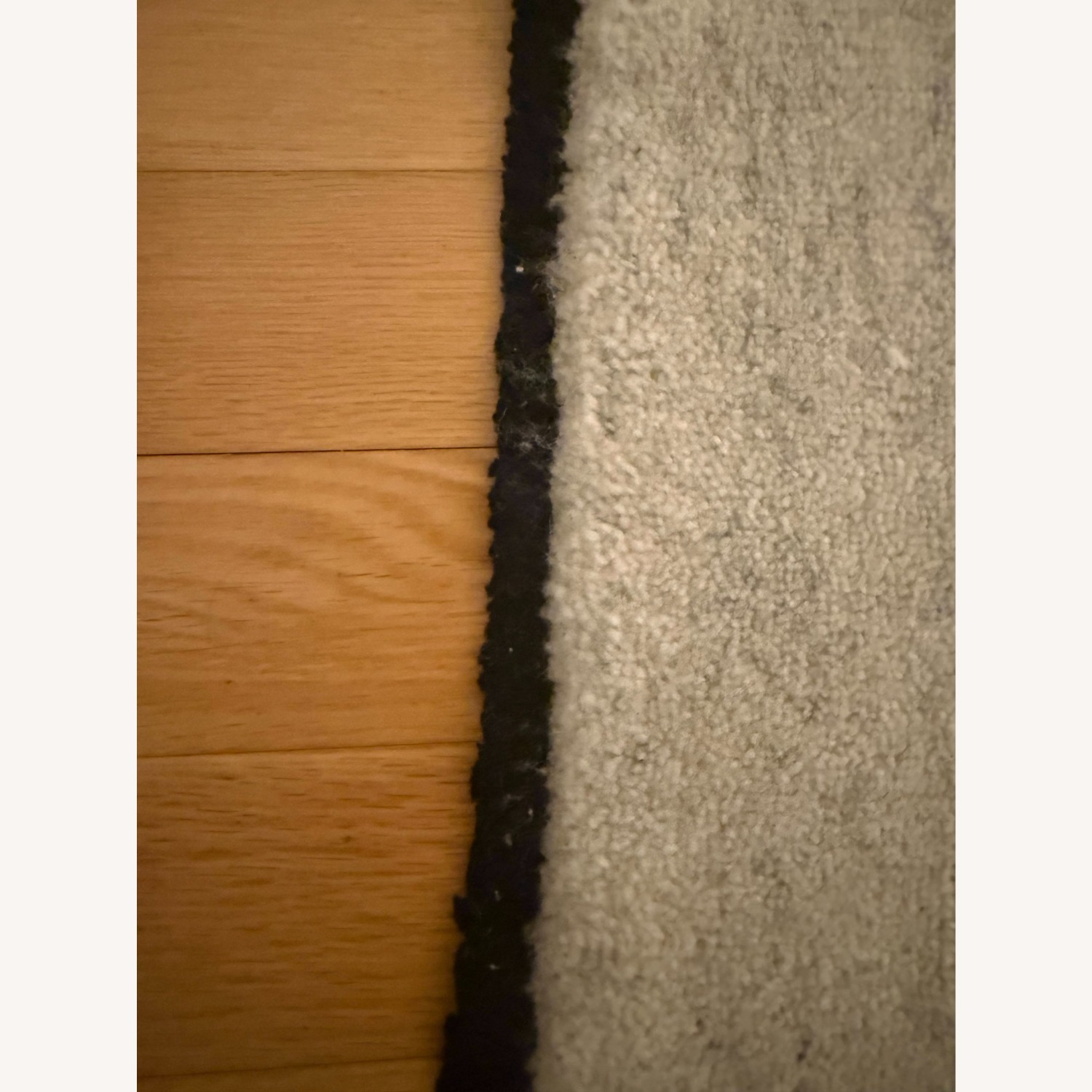 CB2 Henry Black and White Wool Area Rug 6'x9' - image-3