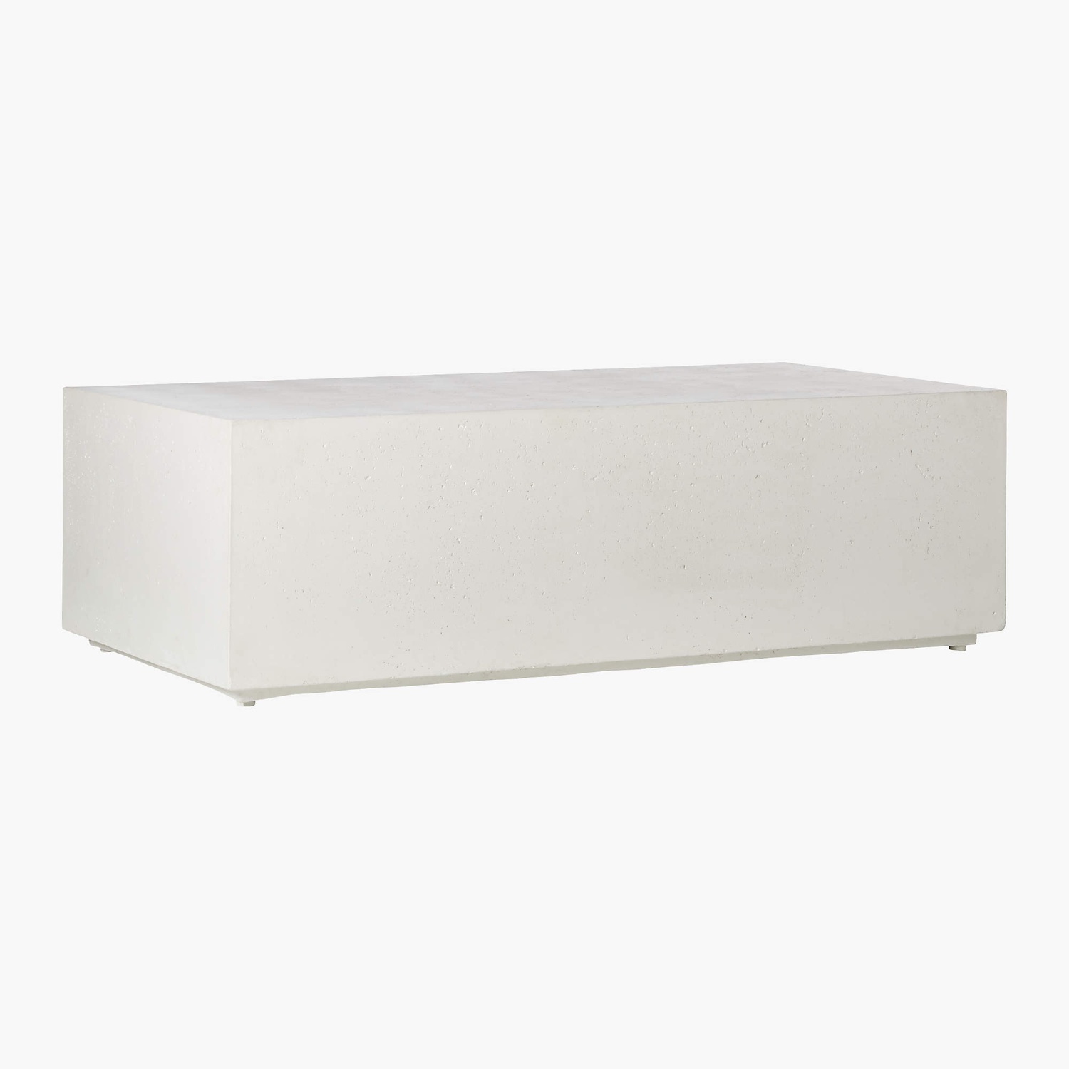 CB2 Ivory 48" Concrete Indoor/Outdoor Coffee Table - image-4