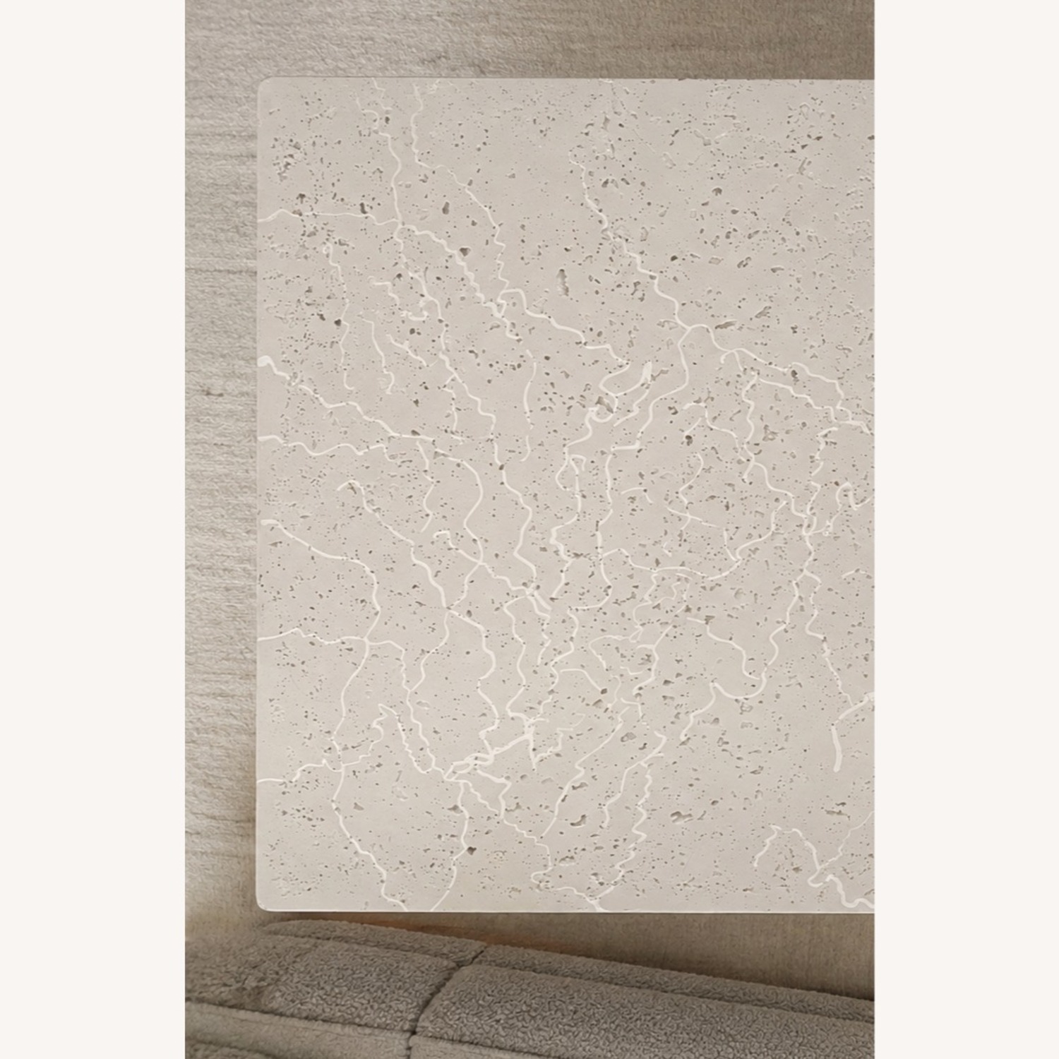 CB2 Ivory 48" Concrete Indoor/Outdoor Coffee Table - image-3
