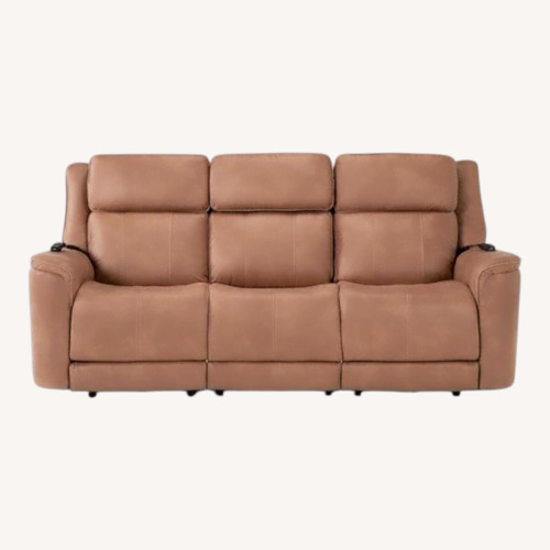 Used Living Spaces Light Brown 3+ Seater Sofa for sale on AptDeco