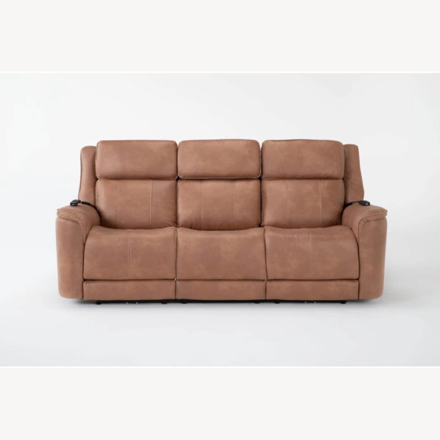 Living Spaces Light Brown 3+ Seater Sofa - image-4
