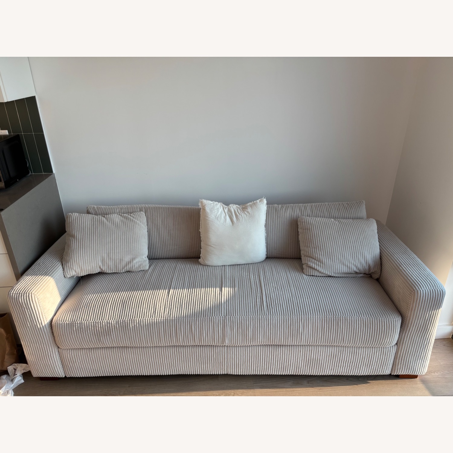 Prospect Heights White Sofa - image-1