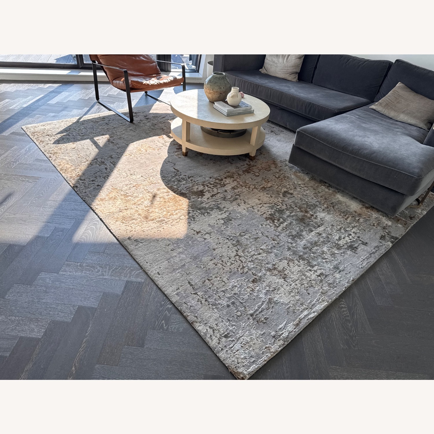Restoration Hardware Raku Dark Gray Area Rug 8' x 10' - image-3