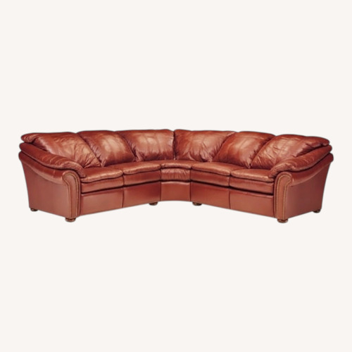 Used Sherrill Furniture Motioncraft Dark Brown 3+ Piece Sectional for sale on AptDeco