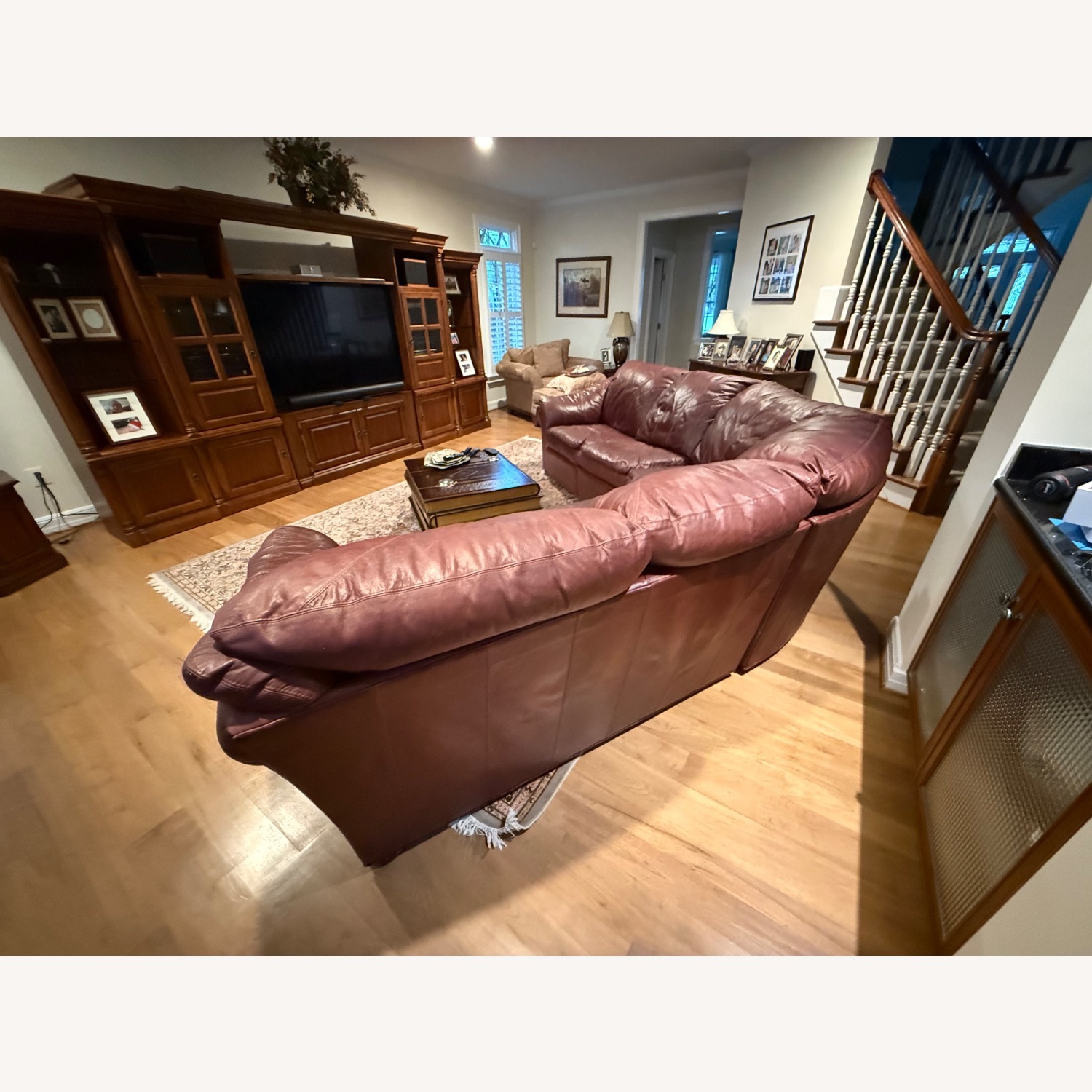 Sherrill Furniture Motioncraft Dark Brown 3+ Piece Sectional - image-2