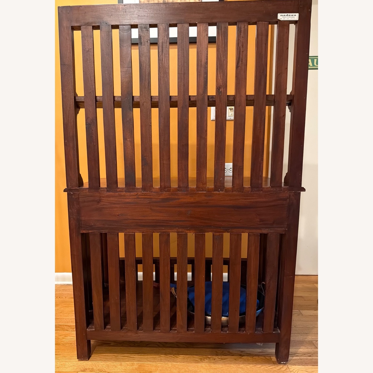 Nadeau Furniture Dark Brown Wood Hutch - image-6