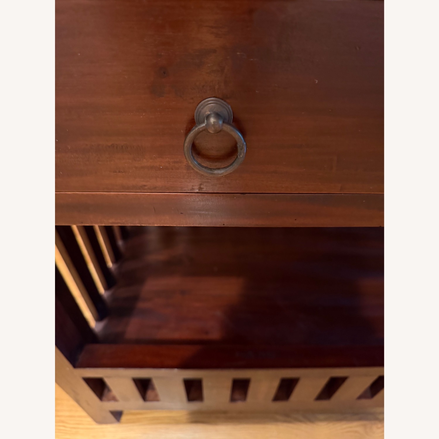 Nadeau Furniture Dark Brown Wood Hutch - image-4
