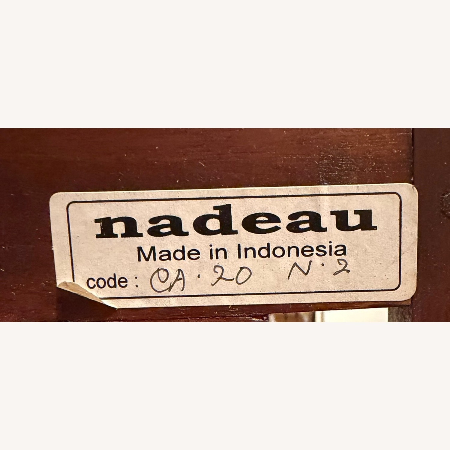 Nadeau Furniture Dark Brown Wood Hutch - image-5