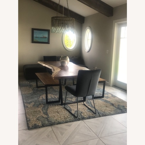 Used Anthropologie Tallis Glass and Metal Chandelier for sale on AptDeco