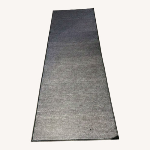 Used Ruggable Light Gray Runner Rug 2.7' x 8' w Pad for sale on AptDeco