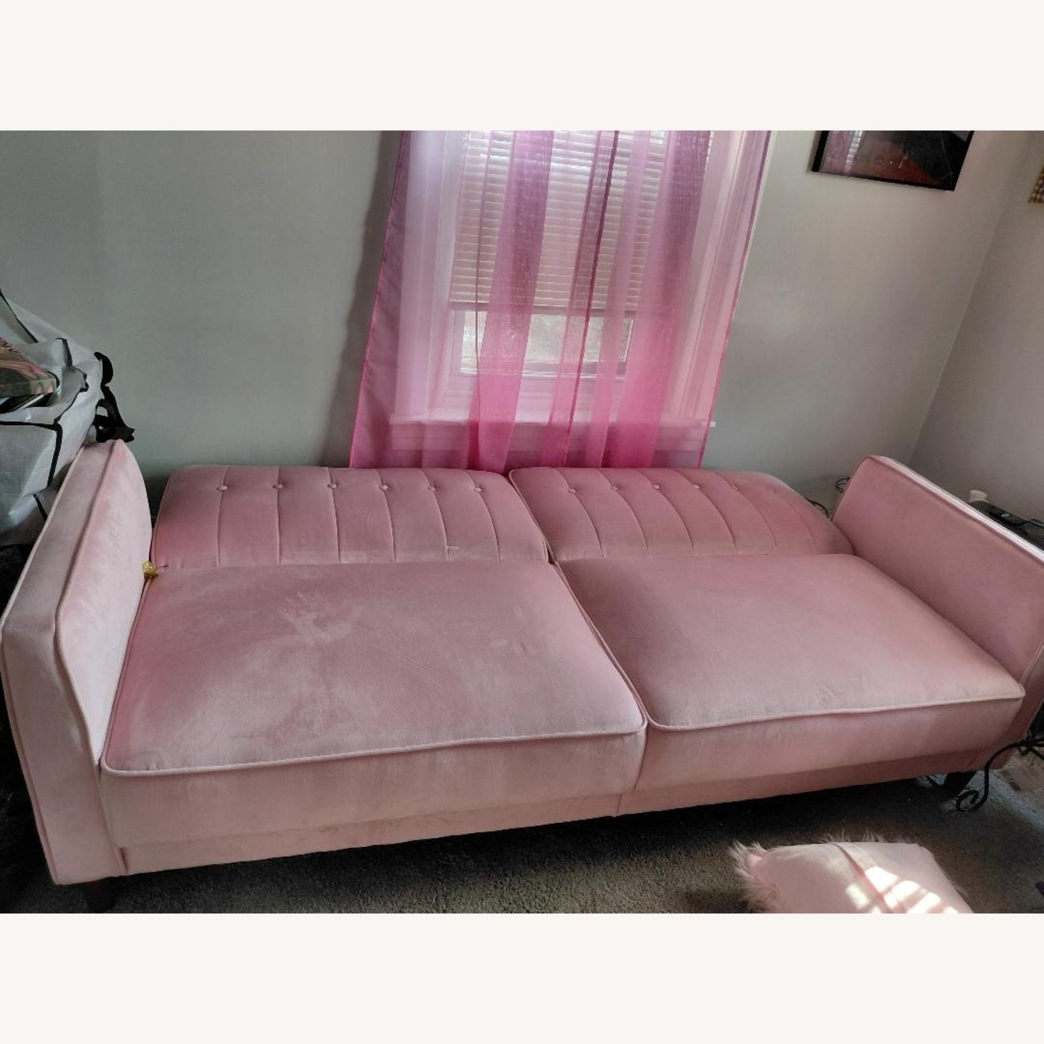 Wayfair Pink Sleeper Sofa - image-1