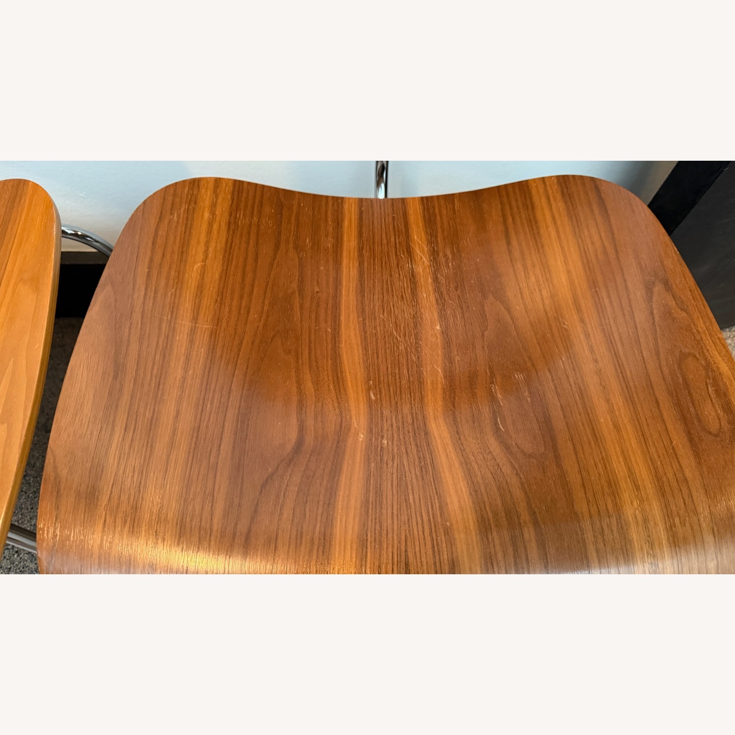 Herman Miller Eames Dining Chairs in Walnut - image-7