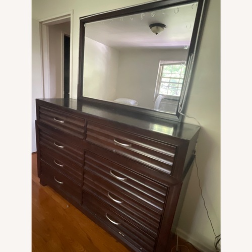 Used Dark Brown Wood Dresser for sale on AptDeco