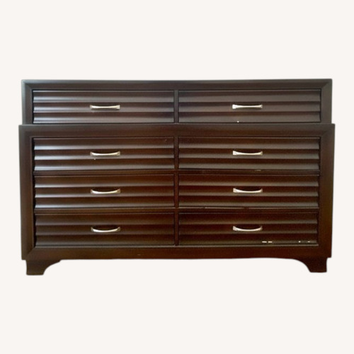 Used Dark Brown Wood Dresser for sale on AptDeco