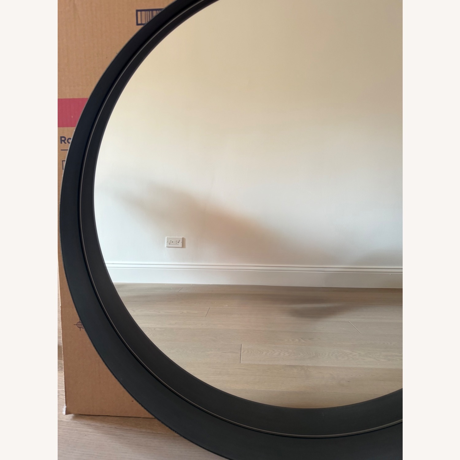CB2 Dark Gray Wall Mirror - image-4