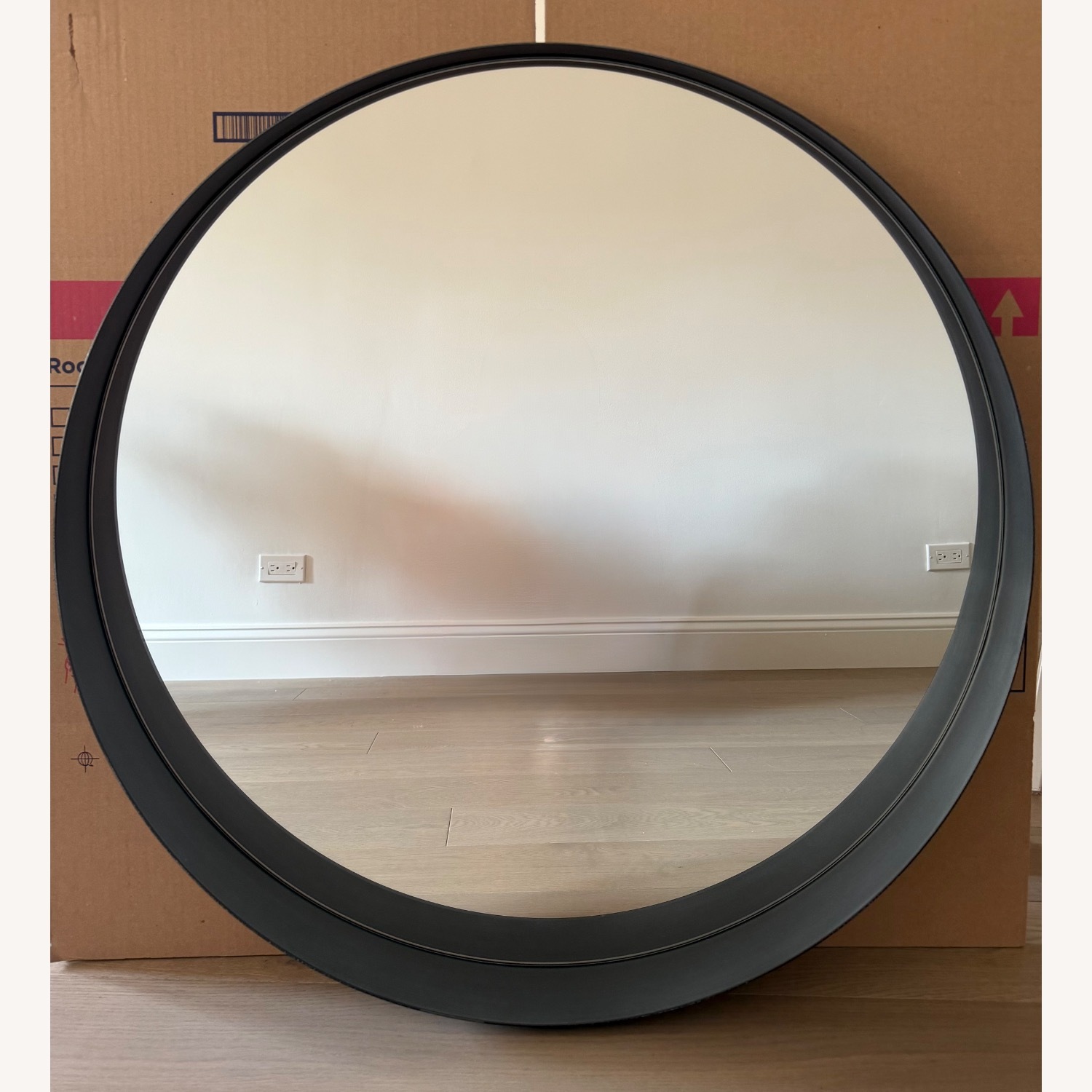 CB2 Dark Gray Wall Mirror - image-3