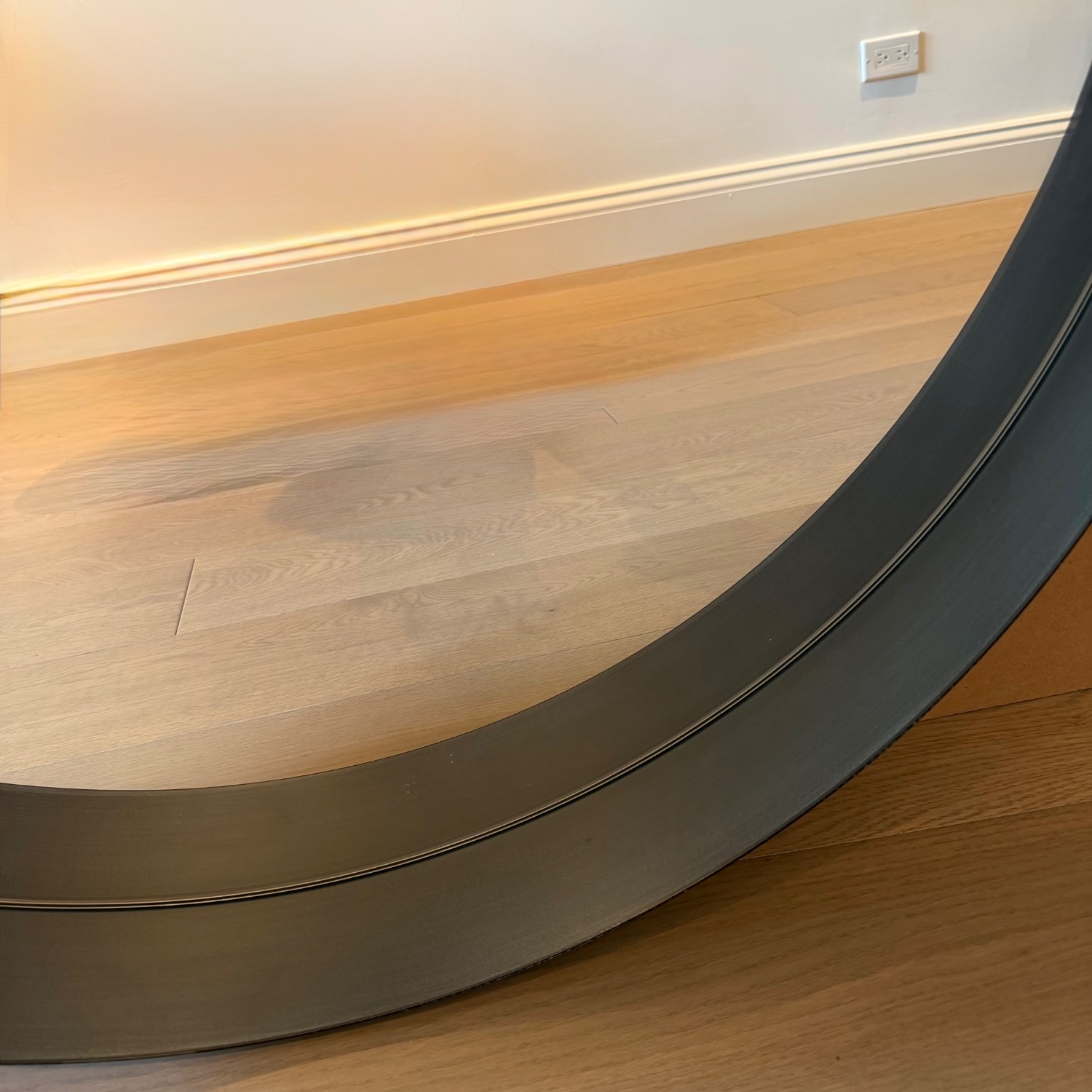 CB2 Dark Gray Wall Mirror - image-8