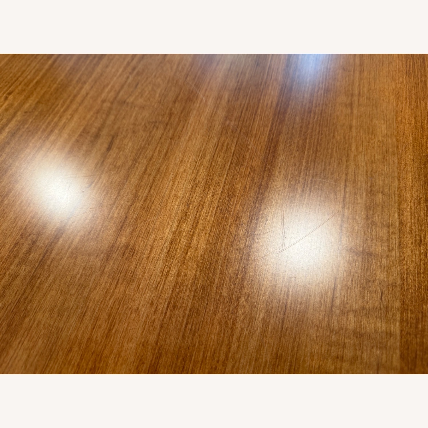 Dark Brown Wood Dining Set - image-5