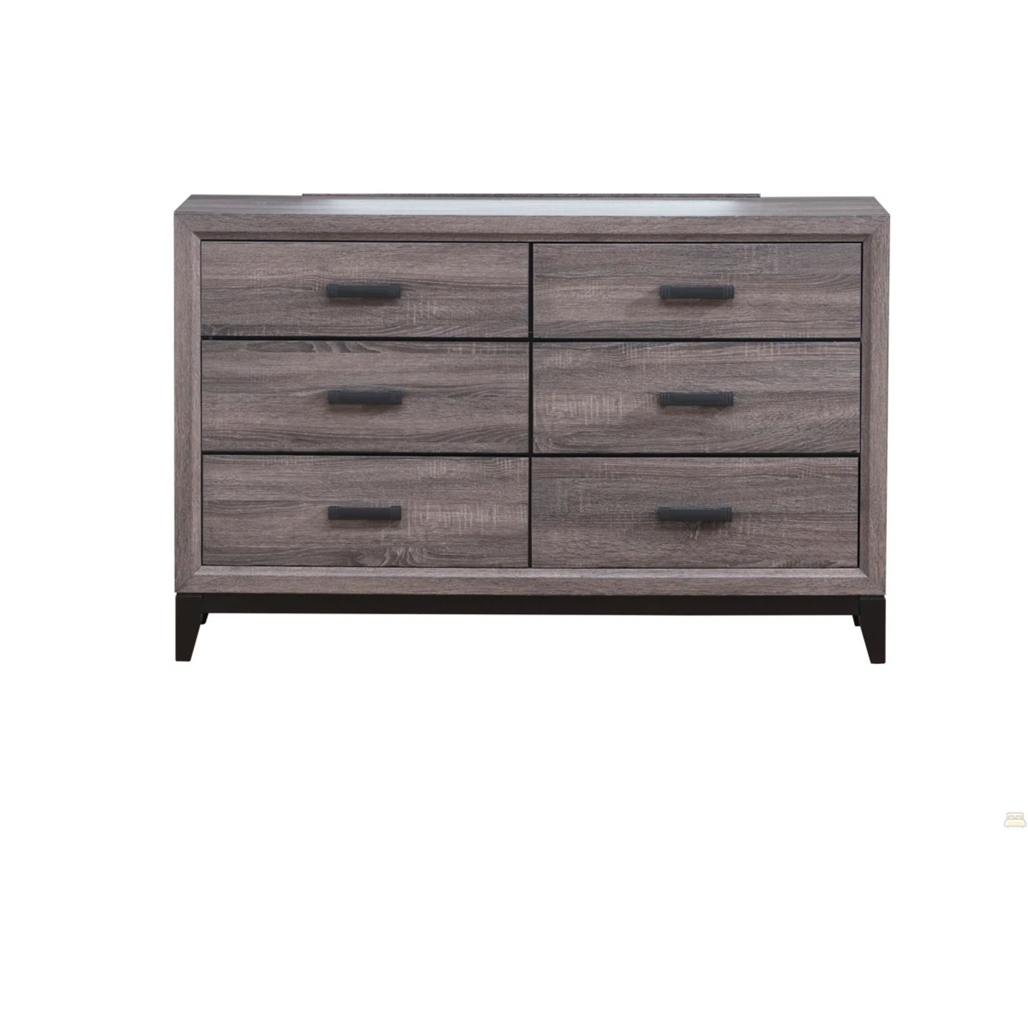 Light Gray Wood Dresser - image-4