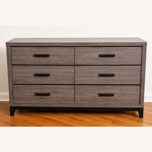Used Light Gray Wood Dresser for sale on AptDeco