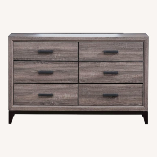 Used Light Gray Wood Dresser for sale on AptDeco