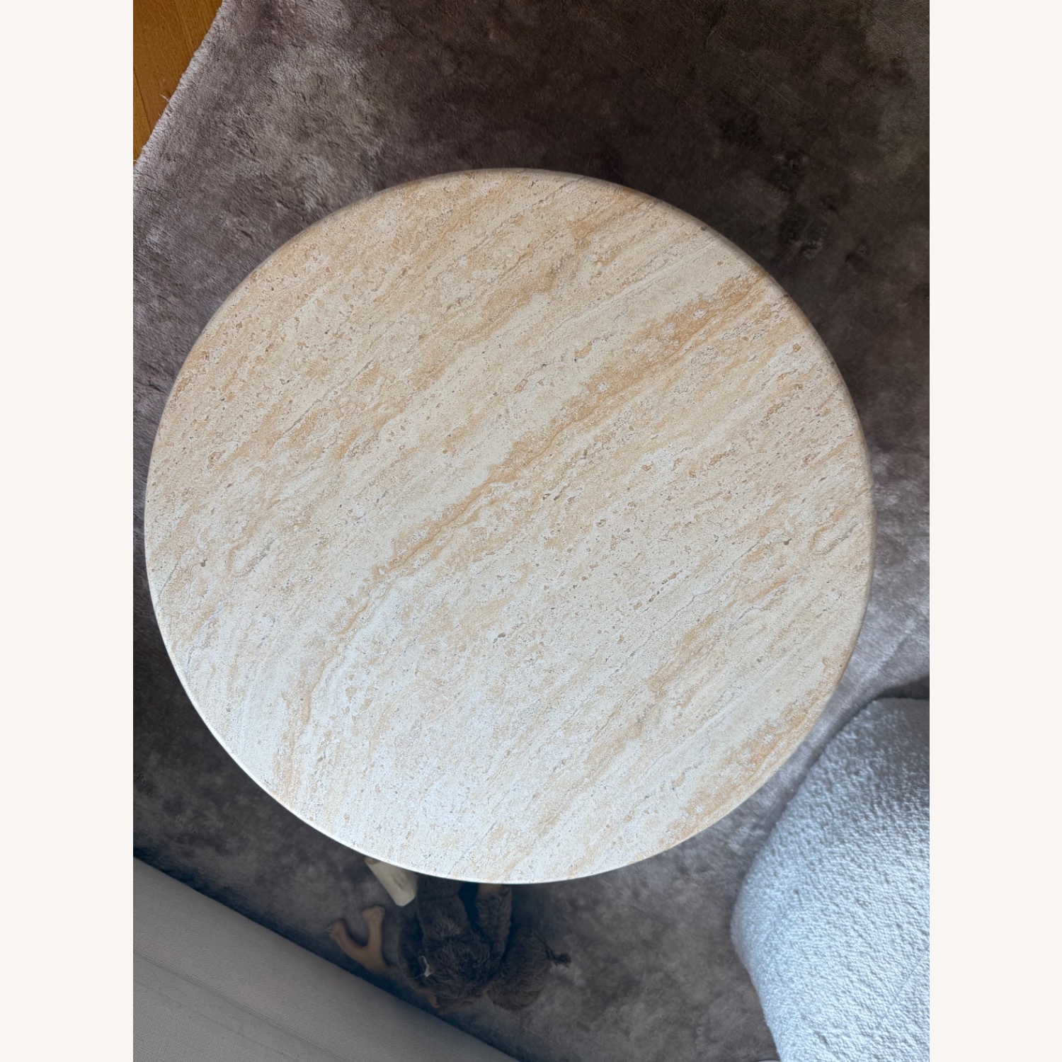 Tov Furniture Faux Travertine coffee table  - image-3
