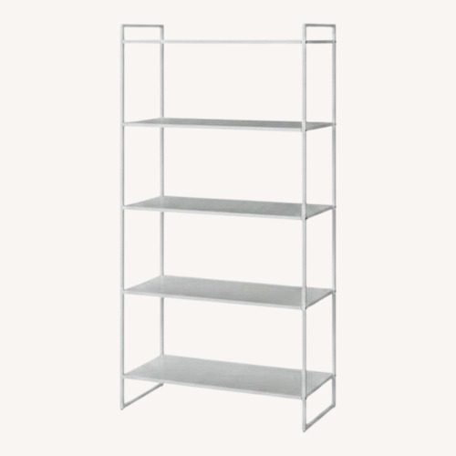 Used IKEA White Metal Bookcase for sale on AptDeco