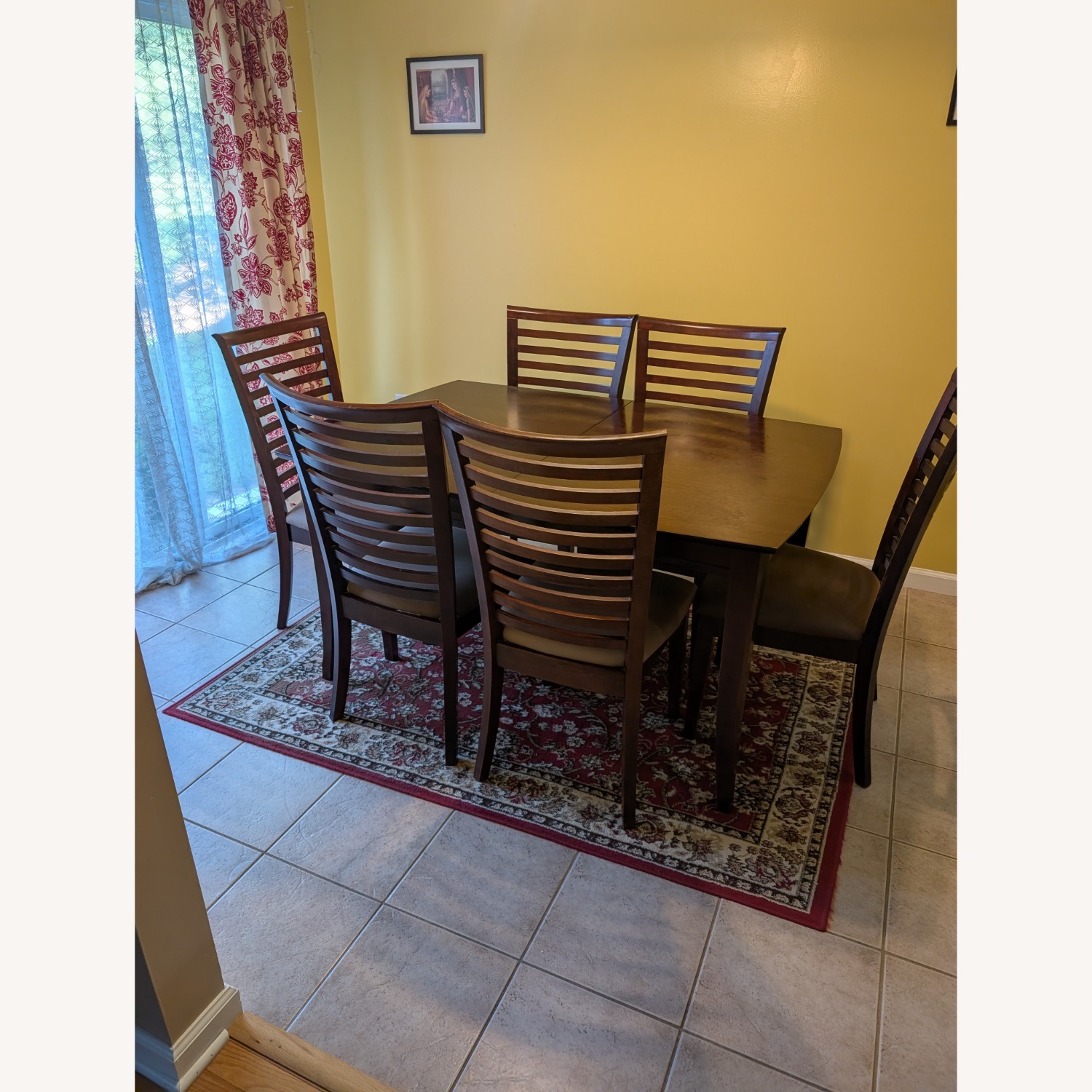 Bob's Discount Furniture Dark Brown Dining Table - image-3