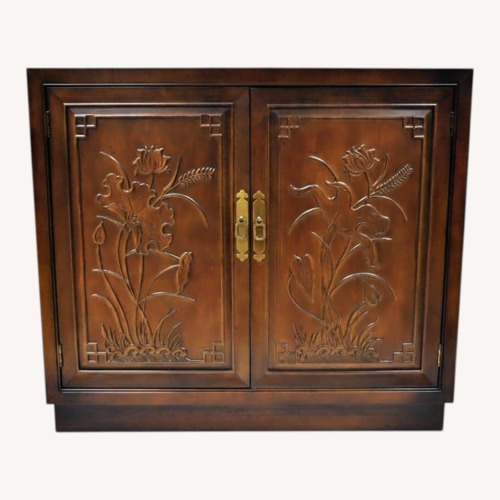 Used Henredon Folio16 Dark Brown Wood Sideboard for sale on AptDeco