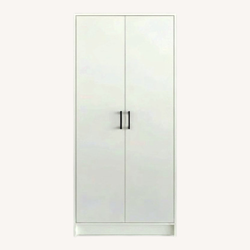 Used Amazon White Wood Armoire for sale on AptDeco